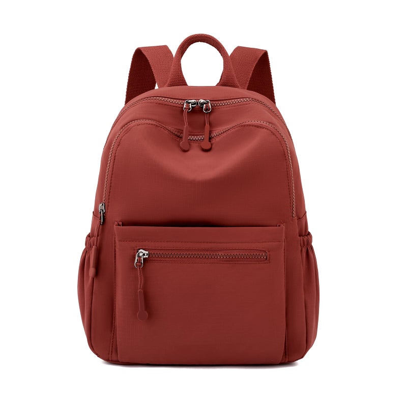 Tanweibago Mini Nylon Women Backpacks11L Small Ladies backpacks Casual Lightweight Women Shopping Travel Daypack Z1brick red - Image 2