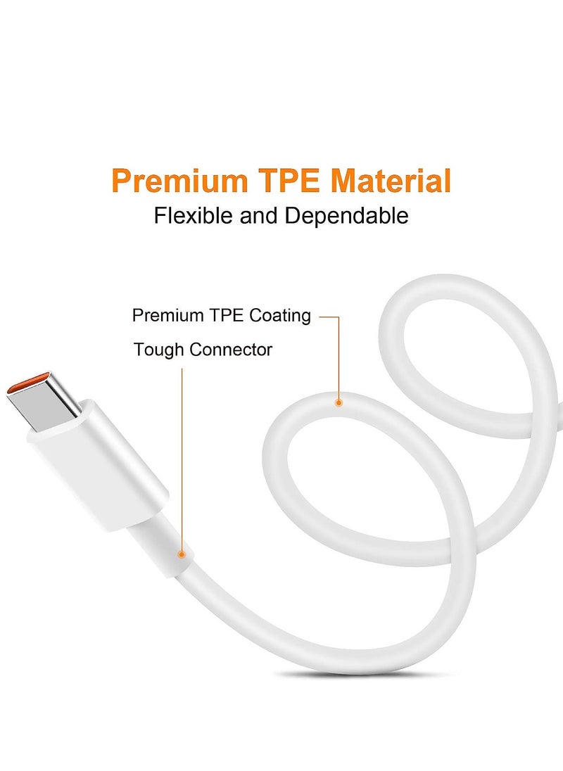 Generic - 2Packs USB C Charger Cable 1M for Xiaomi Phones, Fast Charger Cable 120W 3A, 67W Turbo Charging Cable Type C Cable for Redmi Note 14 13 12 Pro 1110 Pro POCO X6 X6 Pro M6 Xiaomi Mi 14 14T 13T 13 Pro 13 12T Pro 12 Redmi K80 K70 K60 K50 - Image 1