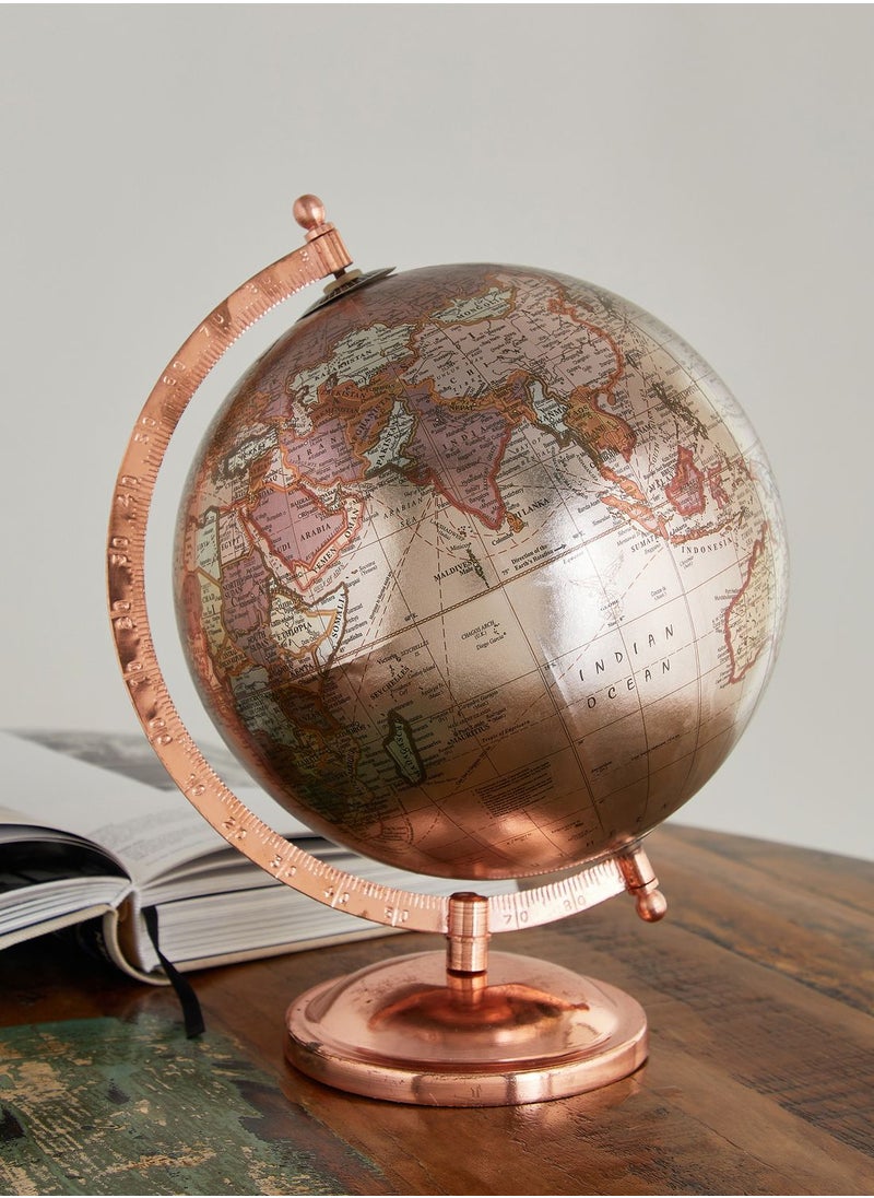 AURORA - Rose Gold Desk Globe - Image 1