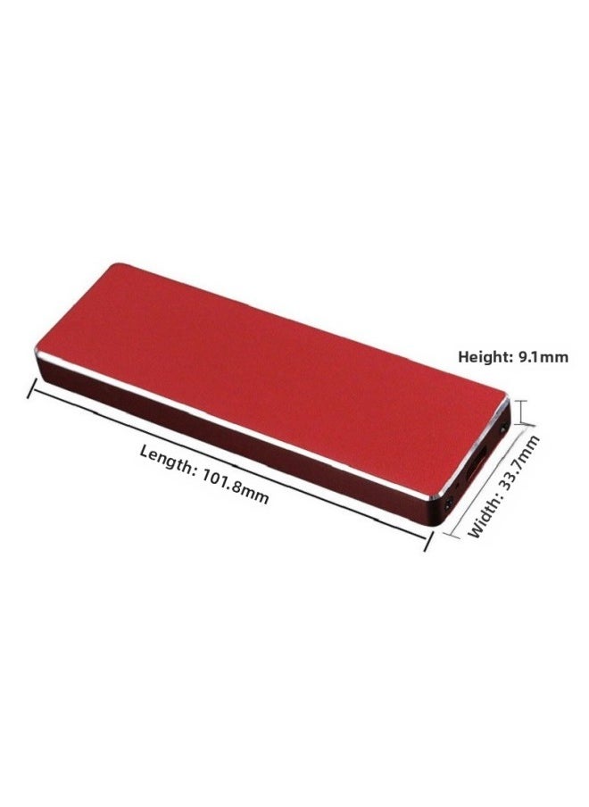 Generic USB3.1 Type C TO M.2 NGFF Solid State Hard Disk Box M.2 SSD TO Type C Hard Disk Box-Color:NGFF To USB3.1 Red Square TYPE-C  - Image 1