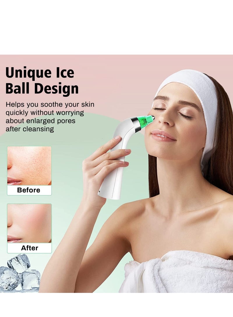 SYOSI Blackhead Remover Vacuum, Electric Pore Blackhead Extractor, Facial Pore Cleaner-5 Suction Power, Pore Cleaner, USB Rechargeable Pimple Sucker, Vacuum Blackhead Remover Tools and 5 Probes  - Image 5