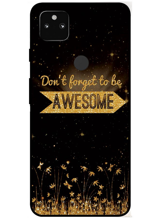 EYE CATCH Protective Case Cover For Google Pixel 5A 5G Smart Series Printed Protective Case Cover for Google Pixel 5A 5G Don't Forget to Smile - Image 1