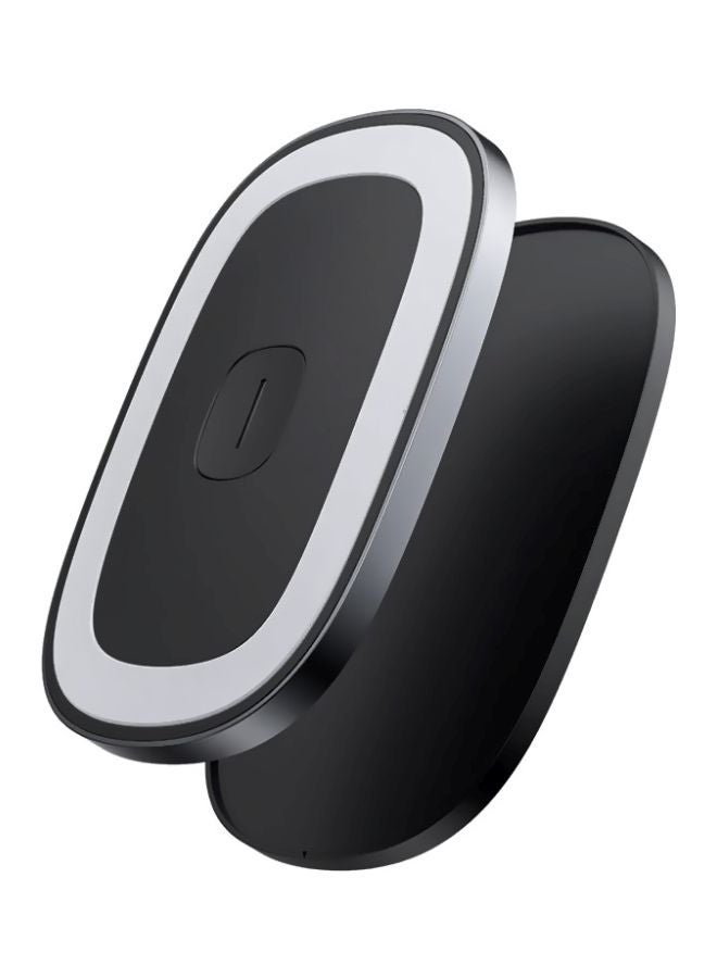 بيسوس مصباح LED مغناطيسي قابل للشحن مُزود بمنفذ USB أسود/ أبيض 127x88x11مم - Image 1