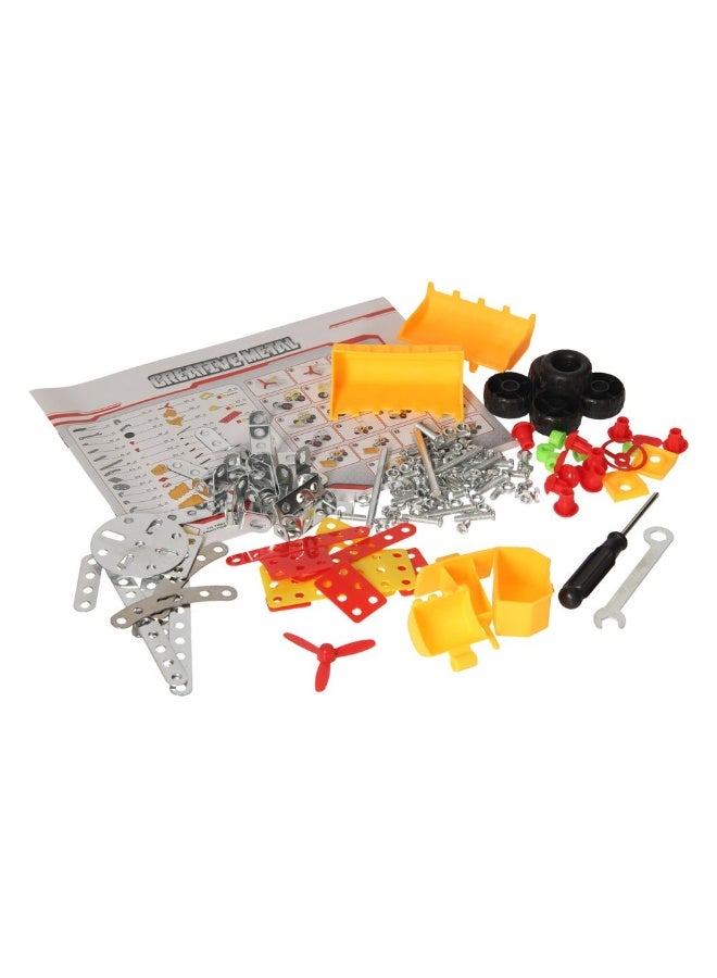 Creative Metal Construction Set Metal 20in1 Vehicles 166 Pieces - 592-53 - Image 2