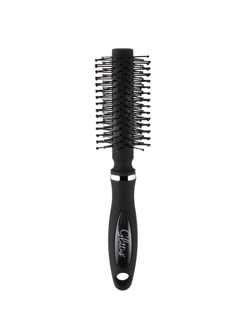 Glitters Curling Striaght Hair Brushes Round Head Professional Styles Anti Static - Image 1