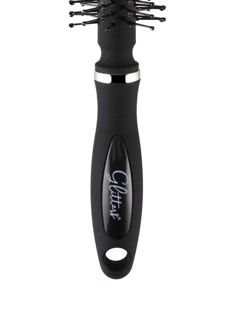 Glitters Curling Striaght Hair Brushes Round Head Professional Styles Anti Static - Image 3