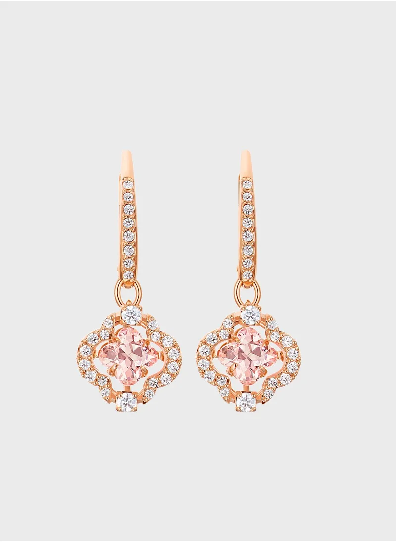 SWAROVSKI Sparkling Clover Drop Earrings