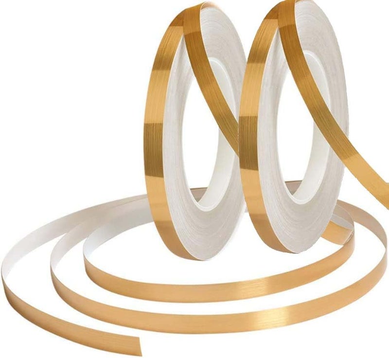 D-Fix ® 2PCS Single Sided Home Tile Decoration Mildewproof Gap sealing tape waterproof, Home Floor tiles tape for wall décor, Self-Adhesive Tape Strip for Wall, Cabinet, Kitchen (1Cm X 30Meter) - Image 1