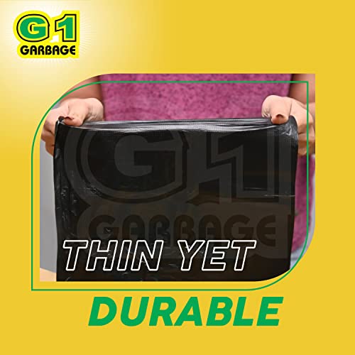 G1 G 1 Garbage/Dustbin/Trash Bags and covers For Home, Hotels, Malls,Hospital 25 X 30 Inches (Large Size) 84 Bags (6 packs) (Black Color) - Image 4
