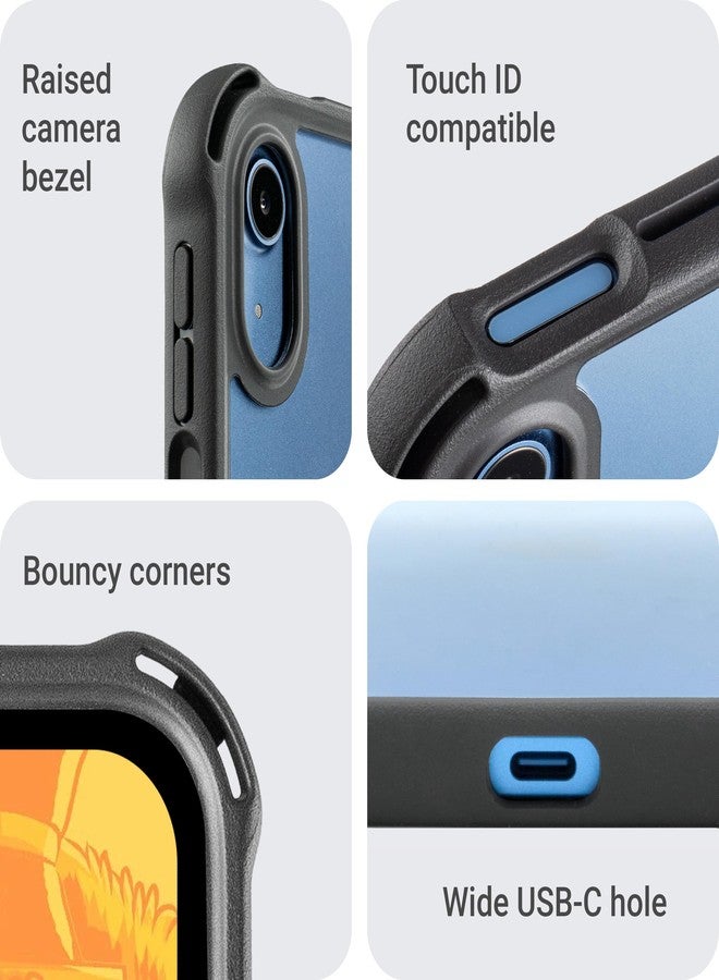 TineeOwl جراب tineeOWL Bounce لجهاز iPad (A16) الجيل الحادي عشر 11 بوصة 2025/الجيل العاشر 10.9 بوصة 2022، مزود بحامل قلم، متوافق مع iPad 11 و10 بوصة بظهر شفاف، متين وقوي. - Image 4