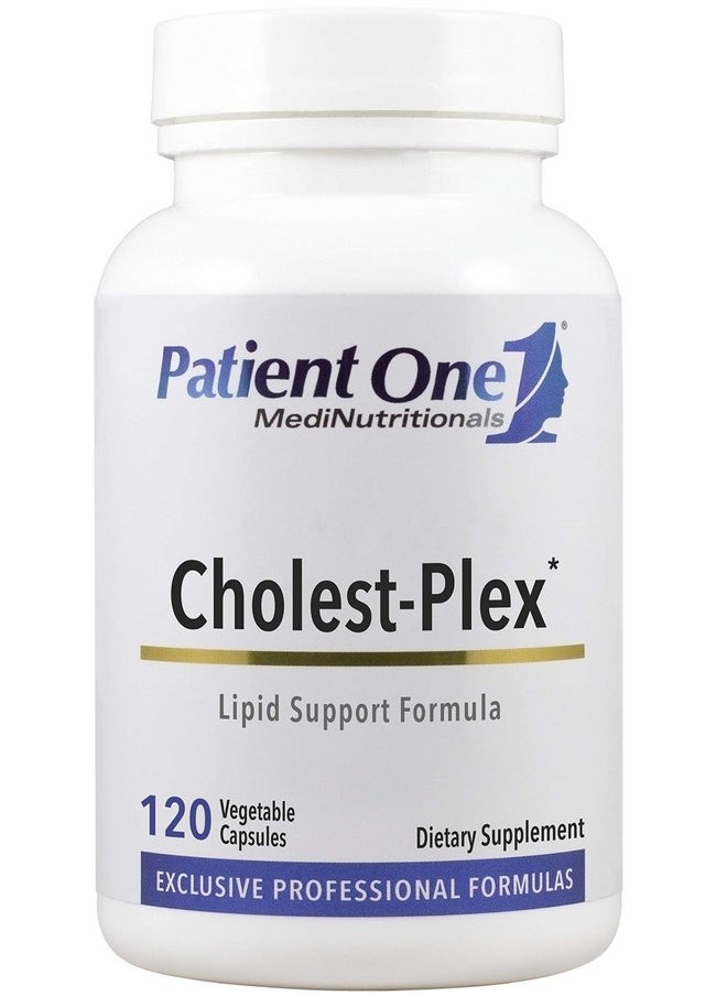 بيشينت ون المريض الأول Cholest-Plex | مكمل غذائي لدعم صحة القلب والأوعية الدموية واستقلاب الدهون الصحي* | مع RYR وCoQ10 والمزيد | 120 كبسولة  - Image 1