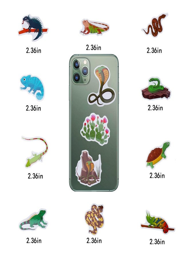 Cleverplay 100 Pack Reptile Stickers, Reptile Party Favors, Birthday Decorations - Image 5