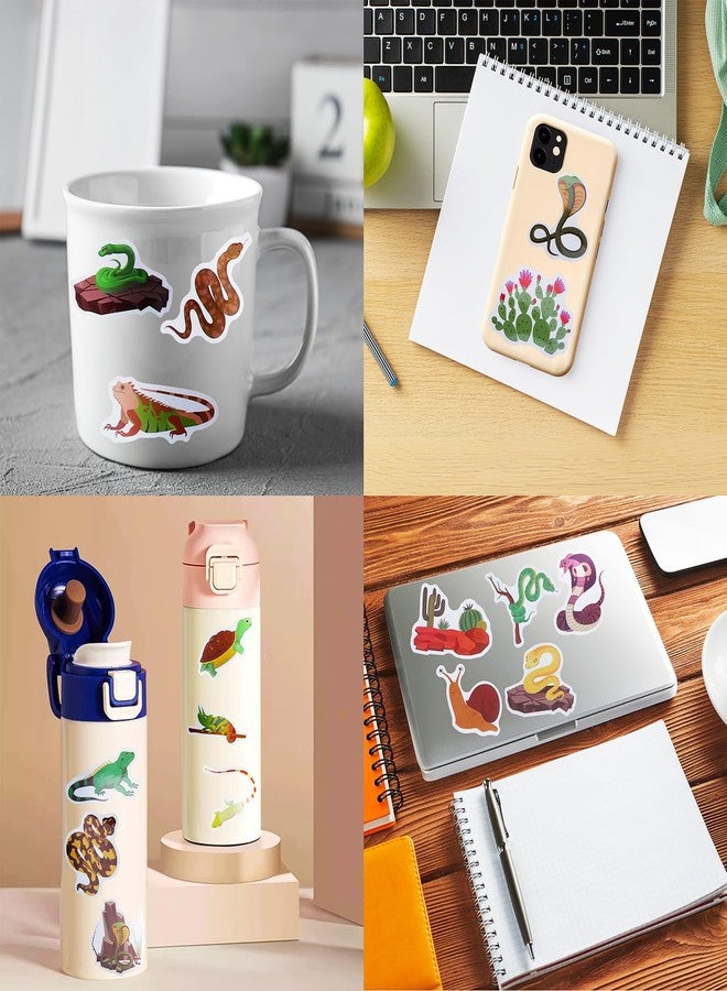 Cleverplay 100 Pack Reptile Stickers, Reptile Party Favors, Birthday Decorations - Image 4