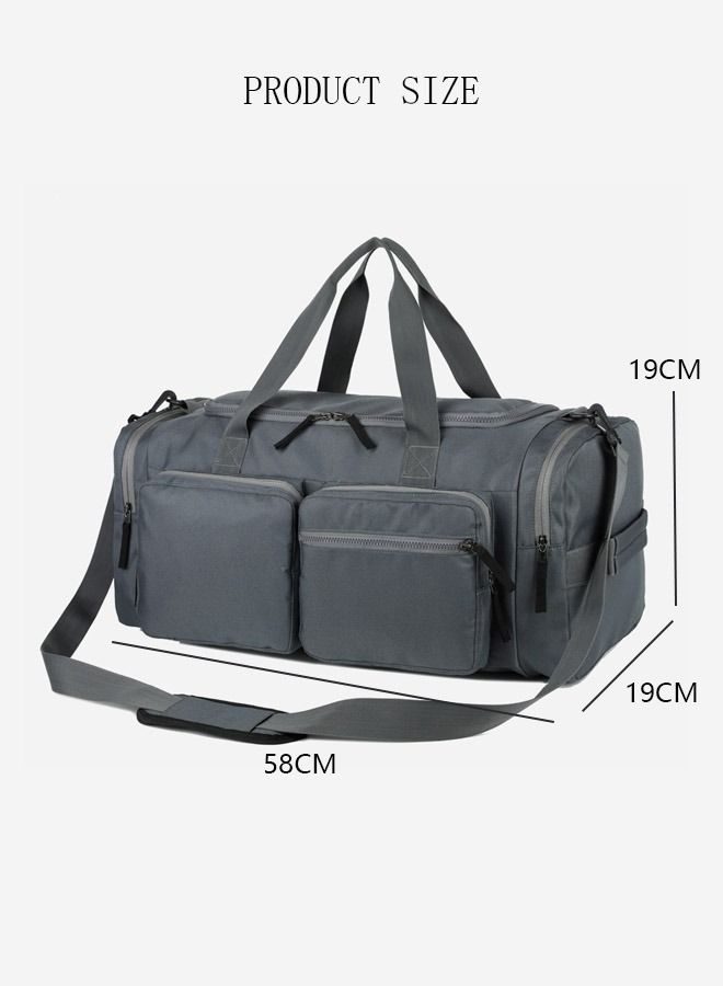 DUNISO Sports Gym Bag with Wet Pocket & Shoes Compartment Weekender Overnight HandBag for Travel Gym Yoga Travel Duffel Bag for Men and Women Lightweight - Image 4