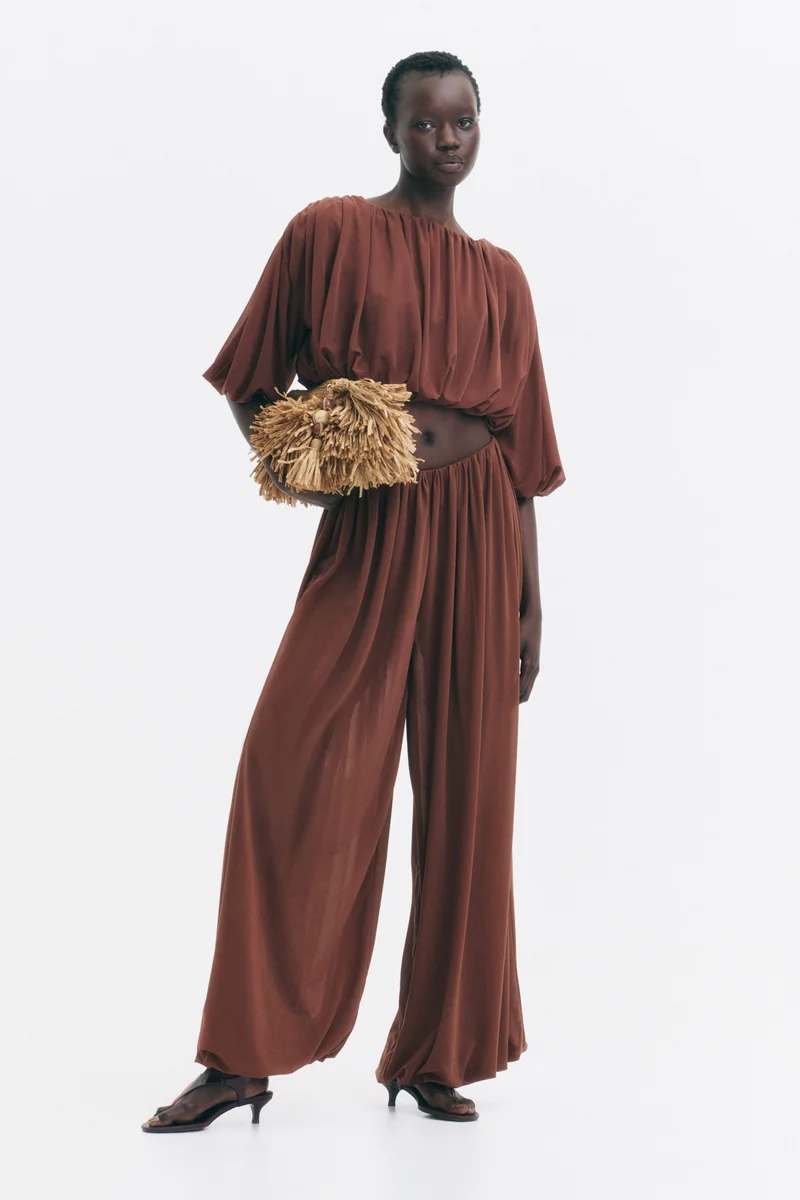 H&M Draped balloon trousers