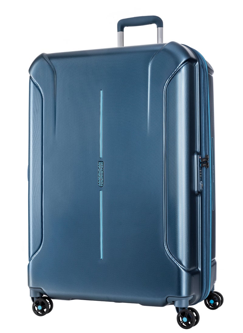 AMERICAN TOURISTER TECHNUM 86 TSA Metallic BLUE-Large size Hard Luggage  - Image 1