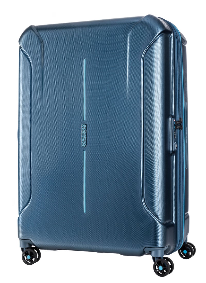 AMERICAN TOURISTER TECHNUM 86 TSA Metallic BLUE-Large size Hard Luggage  - Image 2