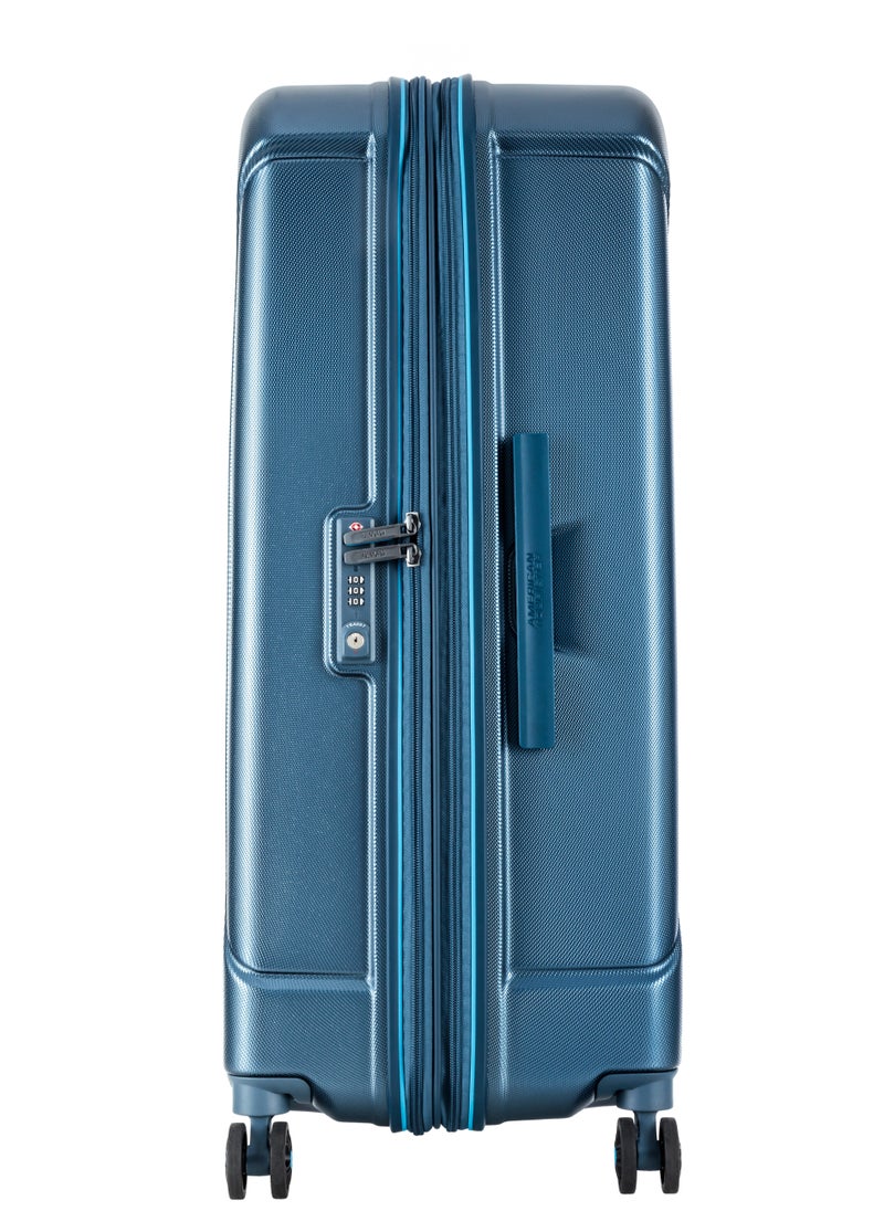 AMERICAN TOURISTER TECHNUM 86 TSA Metallic BLUE-Large size Hard Luggage  - Image 3