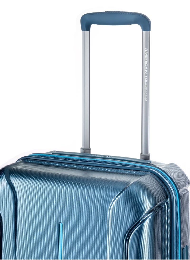 TECHNUM 86 TSA Metallic BLUE-Large size Hard Luggage