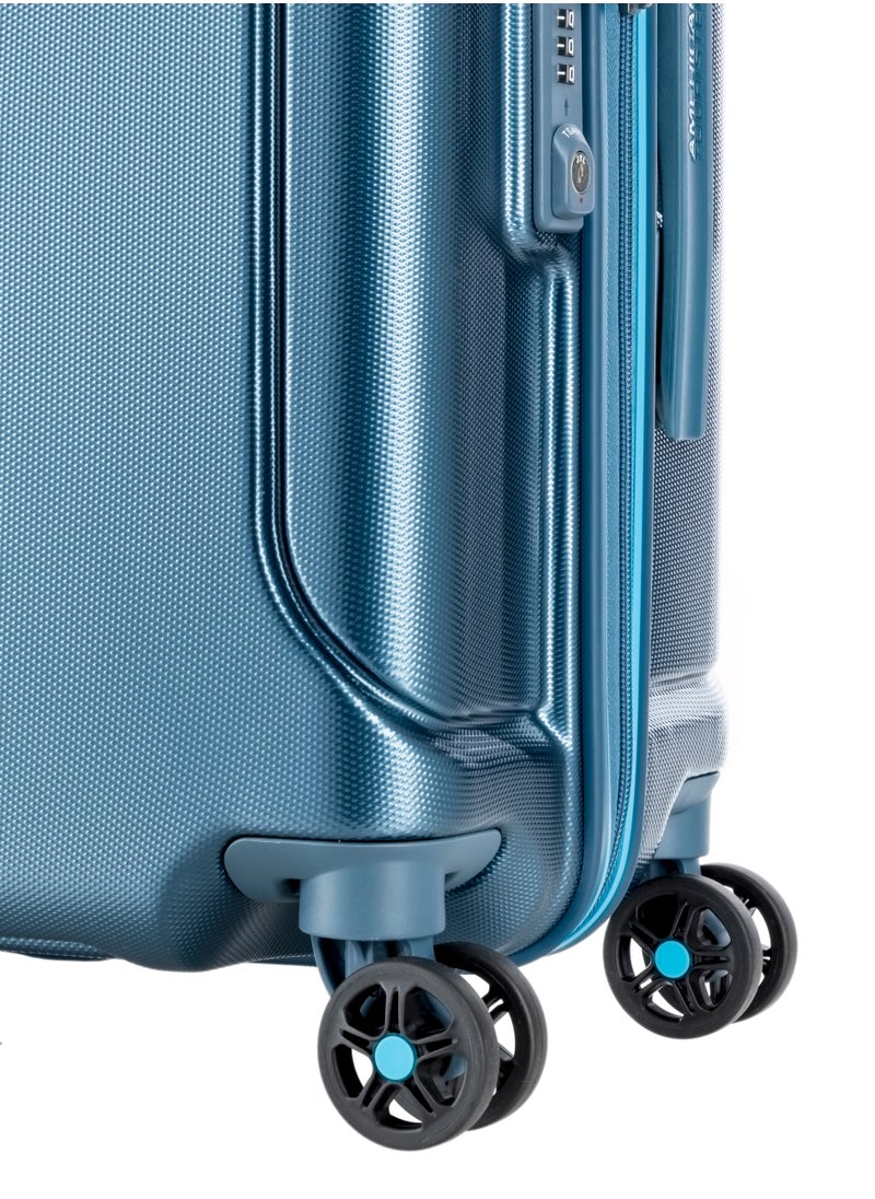 TECHNUM 86 TSA Metallic BLUE-Large size Hard Luggage
