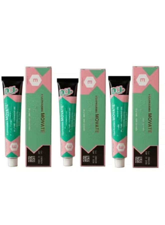ESAPHARMA 3 pieces of "Movate" Gel , 30 grams each - Image 1