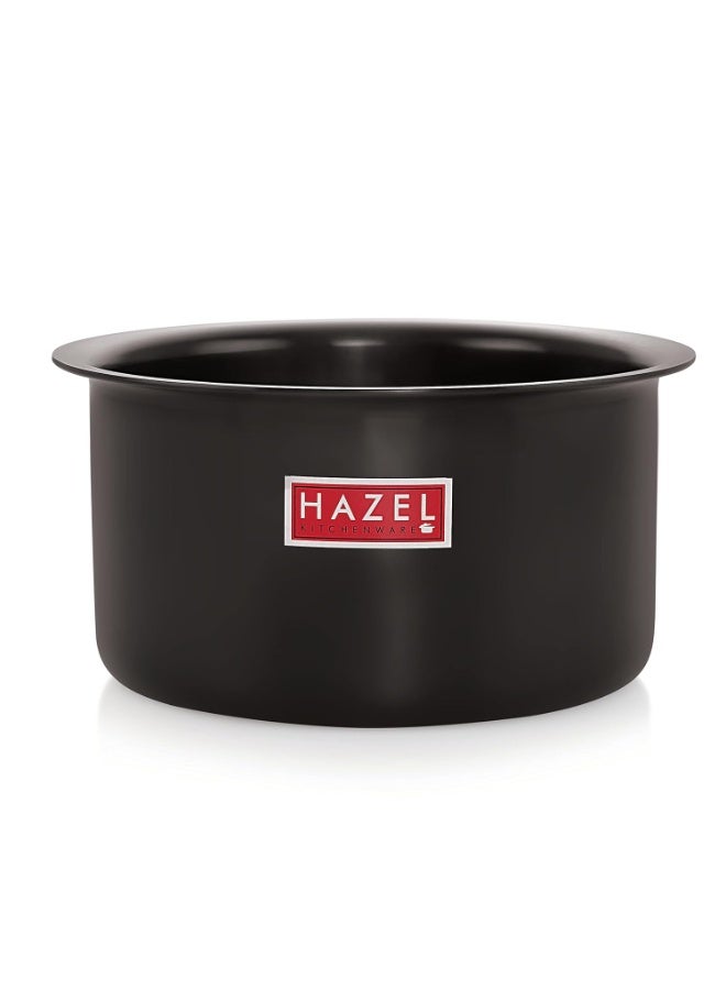 هايزل وعاء غلي "توبي/باتيلا" من HAZEL، مصنوع من الألومنيوم المؤكسد الصلب، سعة 1.1 لتر، قطر 15.5 سم، لون أسود. - Image 4