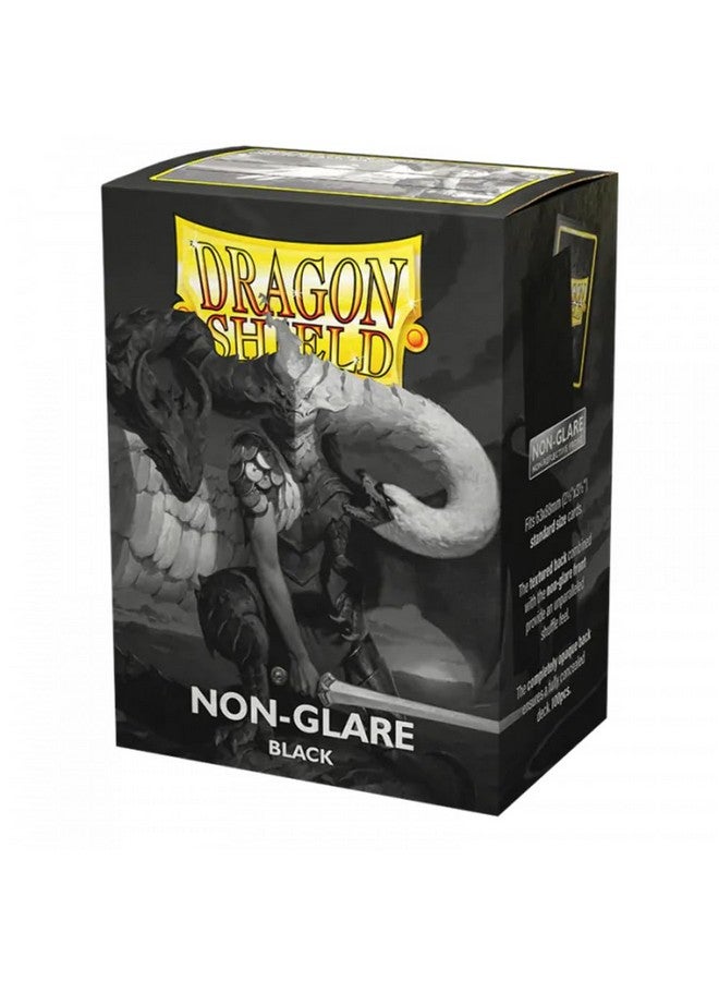dragon shield Deck Protector: Non-Glare: Matte: BK (100) - Image 1