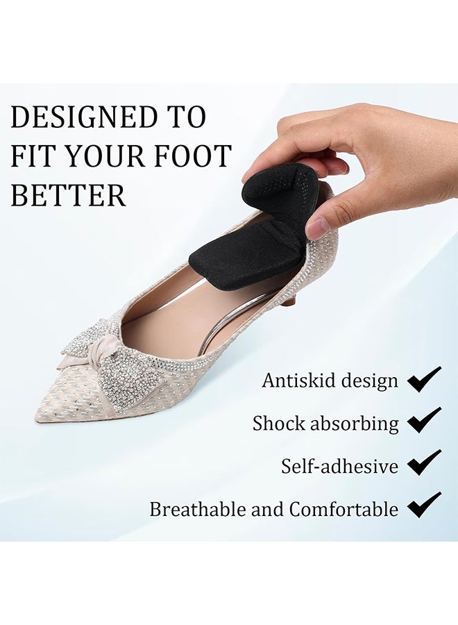 Generic 3 Pairs Heels Cushioning Pads, New Heel Protectors for Shoes Heel Pads for Shoes That are Too Big, Bouncy Breathable Shock Absorption Insoles 3D Heel Pads for Shoes  - Image 3