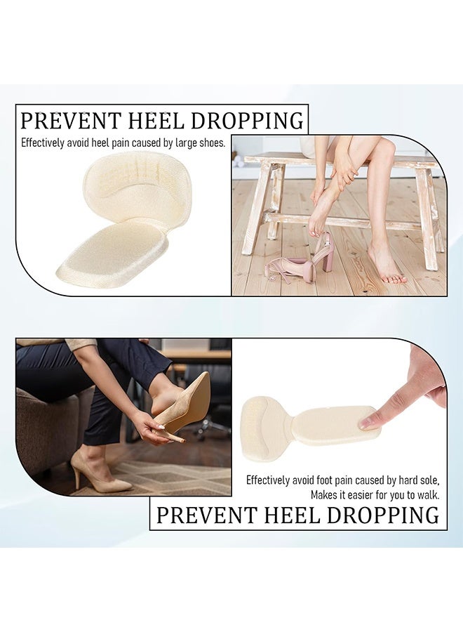 Generic 3 Pairs Heels Cushioning Pads, New Heel Protectors for Shoes Heel Pads for Shoes That are Too Big, Bouncy Breathable Shock Absorption Insoles 3D Heel Pads for Shoes  - Image 4