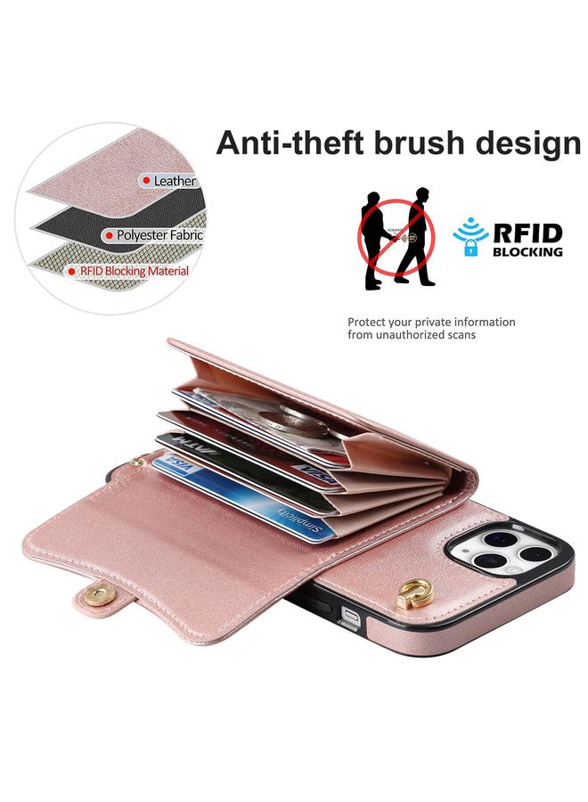 S-TOP Case For iPhone 11 Pro RFID Card Slot Phone Case with Long Lanyard - Image 3