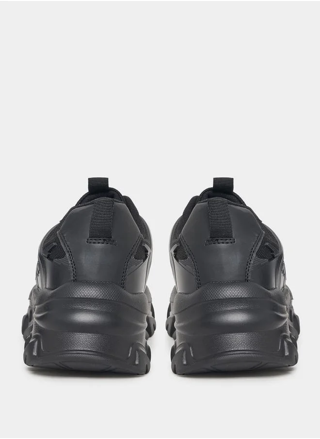 ستايلي Web Design Chunky Lace Up Sneakers