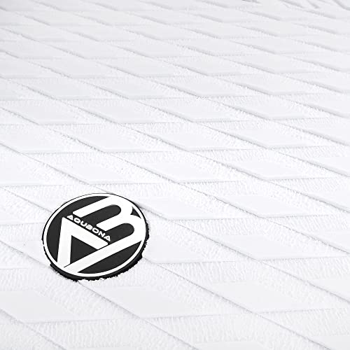 AQUBONA SUP Deck Traction Pad 12 Piece Tail Pads for Stand Up Paddleboard Longboard Surfboard Premium Performance EVA (White) - Image 4