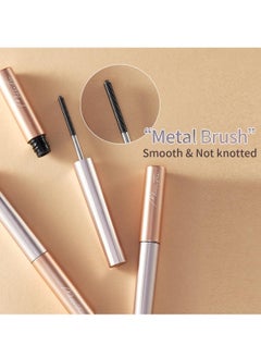 MilleFee MilleFée Metal Brush Mascara Eye Makeup Waterproof Easy for Everyone to Nature Long Lasting - 02 Natural Brown  - Image 4