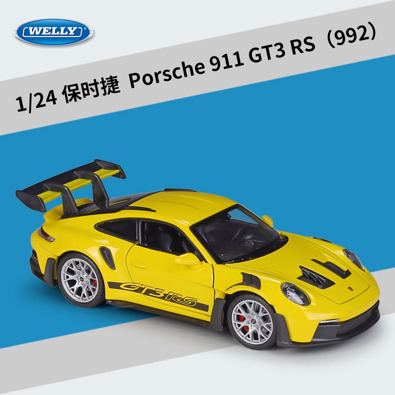 Willy Welly 1:24 Porsche 1974Porsche 911 Turbo3.0 Simulation Alloy Car Model - Image 1