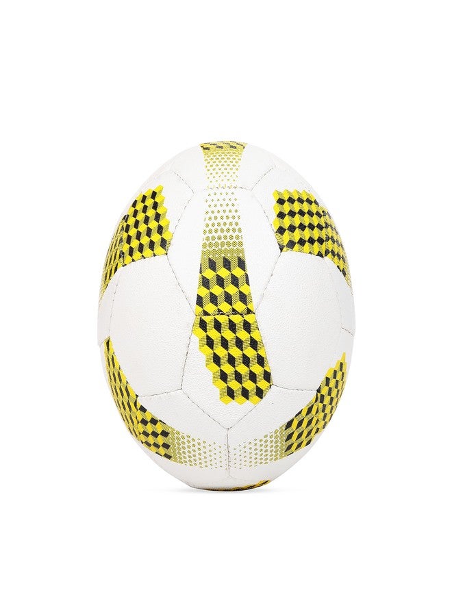 Cosco Synthetic Hi-Power Volley Ball, Size 4 (White/Black/Yellow) - Image 3