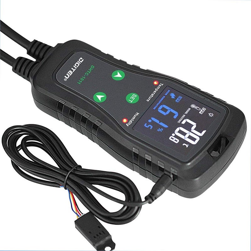 SENSTREE Temperature & Humidity Controller - Outlet Plug-in Thermostat & Humidistat for Reptiles & Greenhouses - Dual Stage Pre-Wired Electronic Controller - Image 3