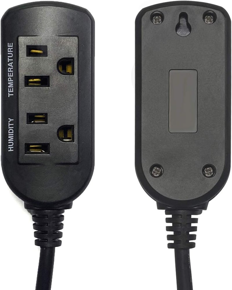 SENSTREE Temperature & Humidity Controller - Outlet Plug-in Thermostat & Humidistat for Reptiles & Greenhouses - Dual Stage Pre-Wired Electronic Controller - Image 5