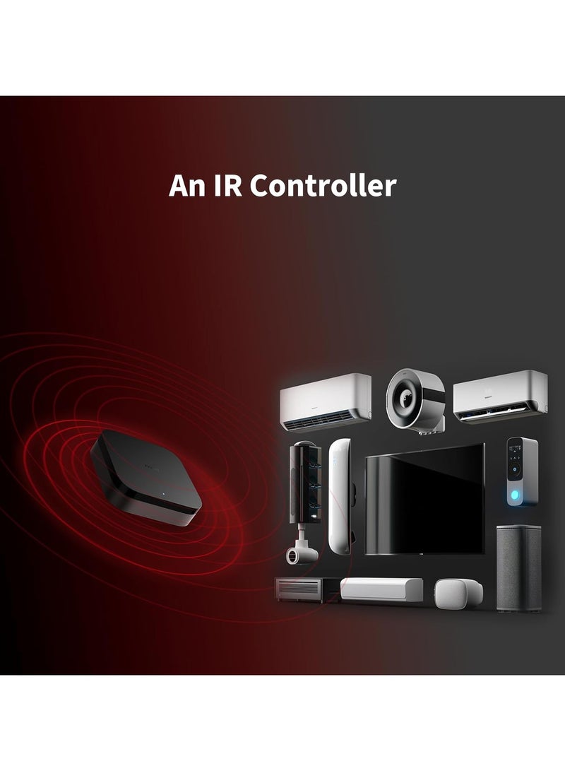 Smart Hub M3 for Home Automation,Matter Controller,Thread Border Router, Features Zigbee,Bluetooth,WiFi,PoE,IR,Supports Alexa,HomeKit, SmartThings,IFTTT,Global Version Black