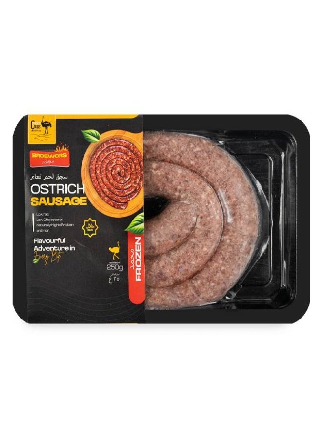 Ostrich Broewors, 250g, UAE