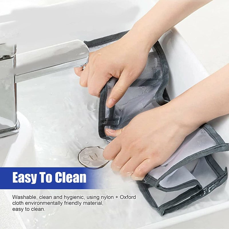 kunya kunya Wardrobe Clothes Organizer 30 208 195 cm 7 Grids Breathable Clothing Organizer for Pants Jeans Sweater Foldable Clothes Compartment Storage Organizer for Drawer - Image 5