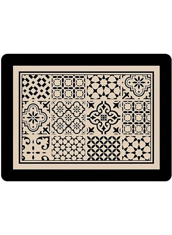 Arabest Coffee Maker Mat, Absorbent Dish Drying Mat, Non-slip Rubber Mat, Easy to Clean, Counter Protector Spill Mat, For Kitchen Counter Coffee Bar Accessories 40x30cm  - Image 4
