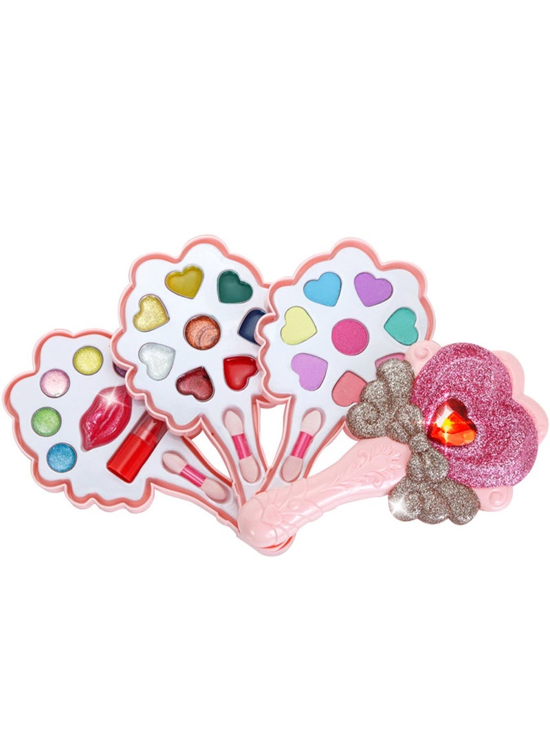 MaBaby Kids Makeup Kit, Girls Princess Real Washable Cosmetic, Baby Girl Fashion Play Toys, Birthday Gifts Pretend Play Toys for Girls  - Image 1
