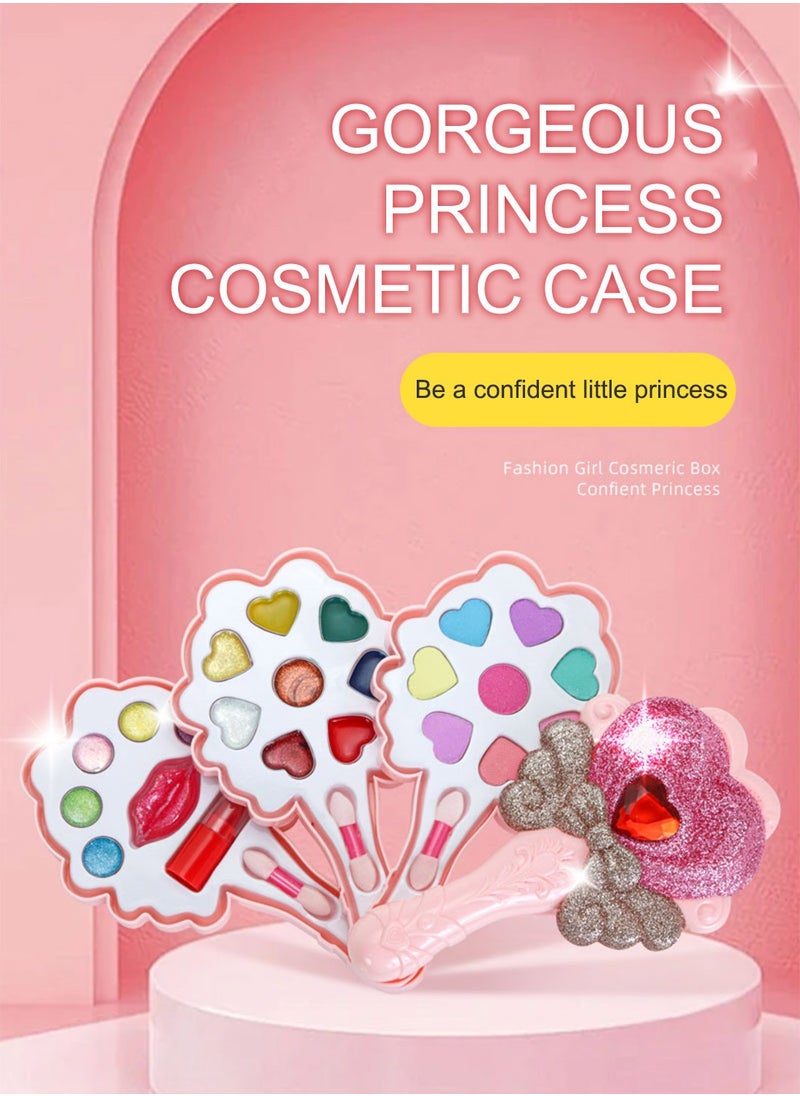 MaBaby Kids Makeup Kit, Girls Princess Real Washable Cosmetic, Baby Girl Fashion Play Toys, Birthday Gifts Pretend Play Toys for Girls  - Image 5