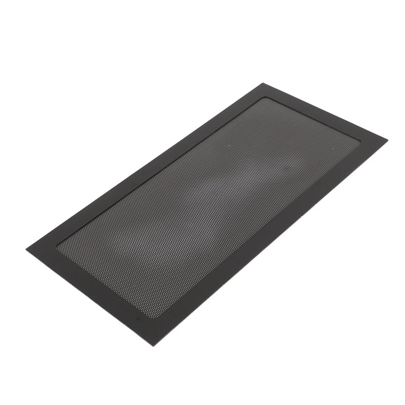 2pcs PC Case Dust Mesh Filter PVC Magnetic Computer Case Fan Dust Filter for Power Supply Fan Vent Black - Image 5