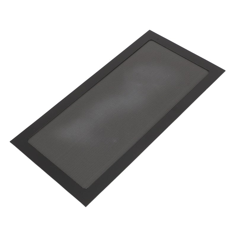 2pcs PC Case Dust Mesh Filter PVC Magnetic Computer Case Fan Dust Filter for Power Supply Fan Vent Black - Image 3