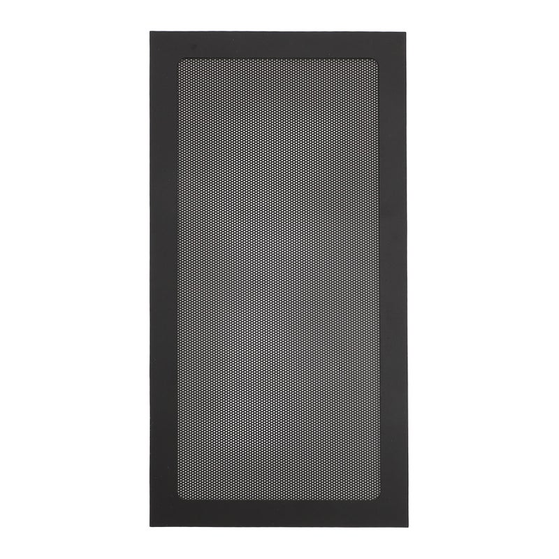 2pcs PC Case Dust Mesh Filter PVC Magnetic Computer Case Fan Dust Filter for Power Supply Fan Vent Black - Image 2