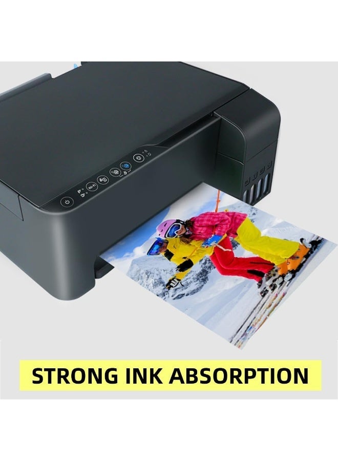 MOTARRO 20 Sheets High Color Density Photo Paper Picture Printer 8.3'' x 76lbs 11.5Mil 180G(MU004-1) - Image 2