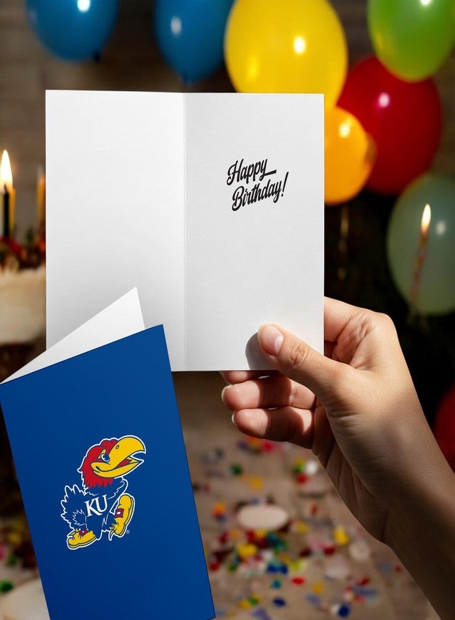 Desert Cactus The University of Kansas 5x7 Inch Greeting Card Jayhawks KU Single Folded Cardstock with Envelope Party Celebration Officially Licensed (5x7 Card A - Birthday) - Image 5
