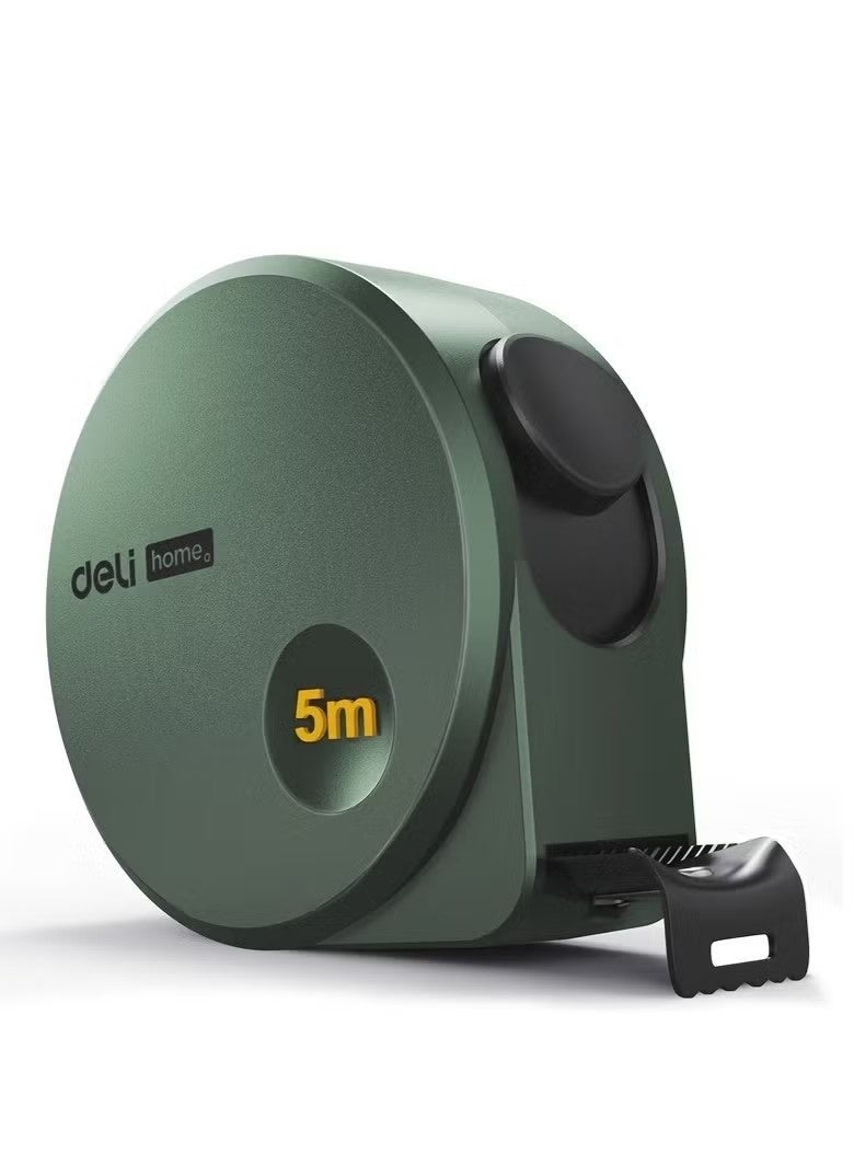 Deli Premium Carbon Steel Measuring Tape 5 Meter, Multifunctional Portable Hand Tool for Woodworking and Everyday Use - Image 1