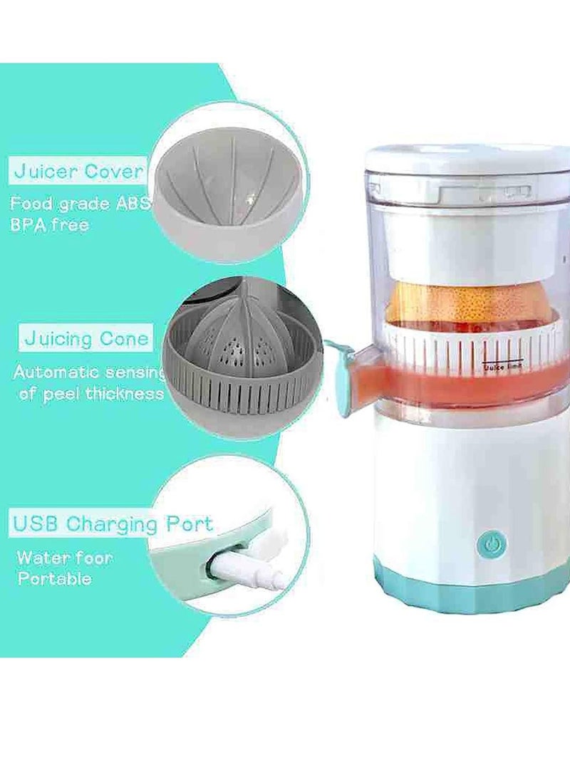 ELTRAZONE Wireless Fully Automatic Electric Juicer 700ML Portable Blender mini Juicer Pomace & Juice Separation/Juicing Rate Over 90%/BPA Free  - Image 3